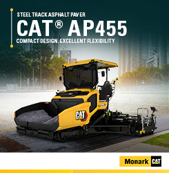 Cat® AP455 Steel Track Asphalt Paver