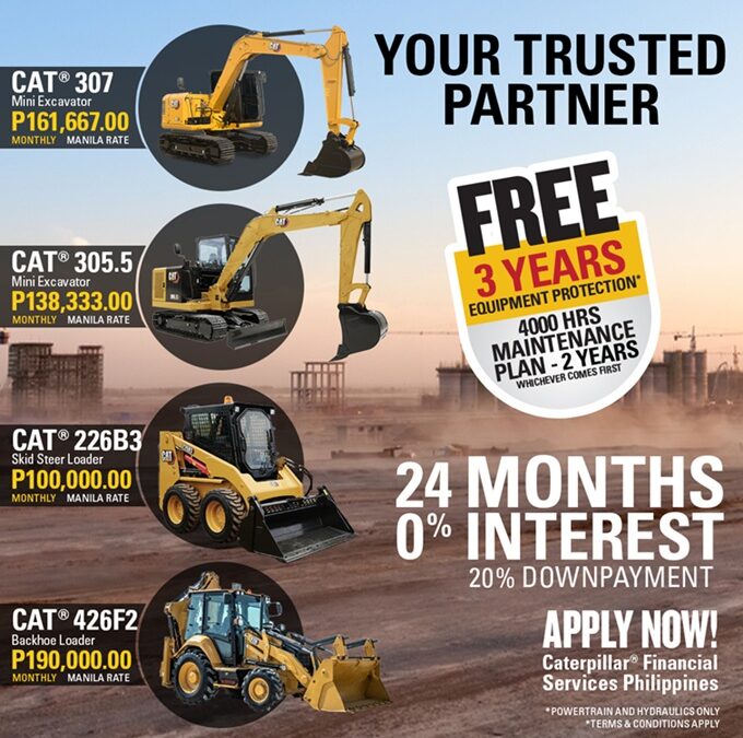 Get Your CAT® Equipment with 0% Interest Financing!